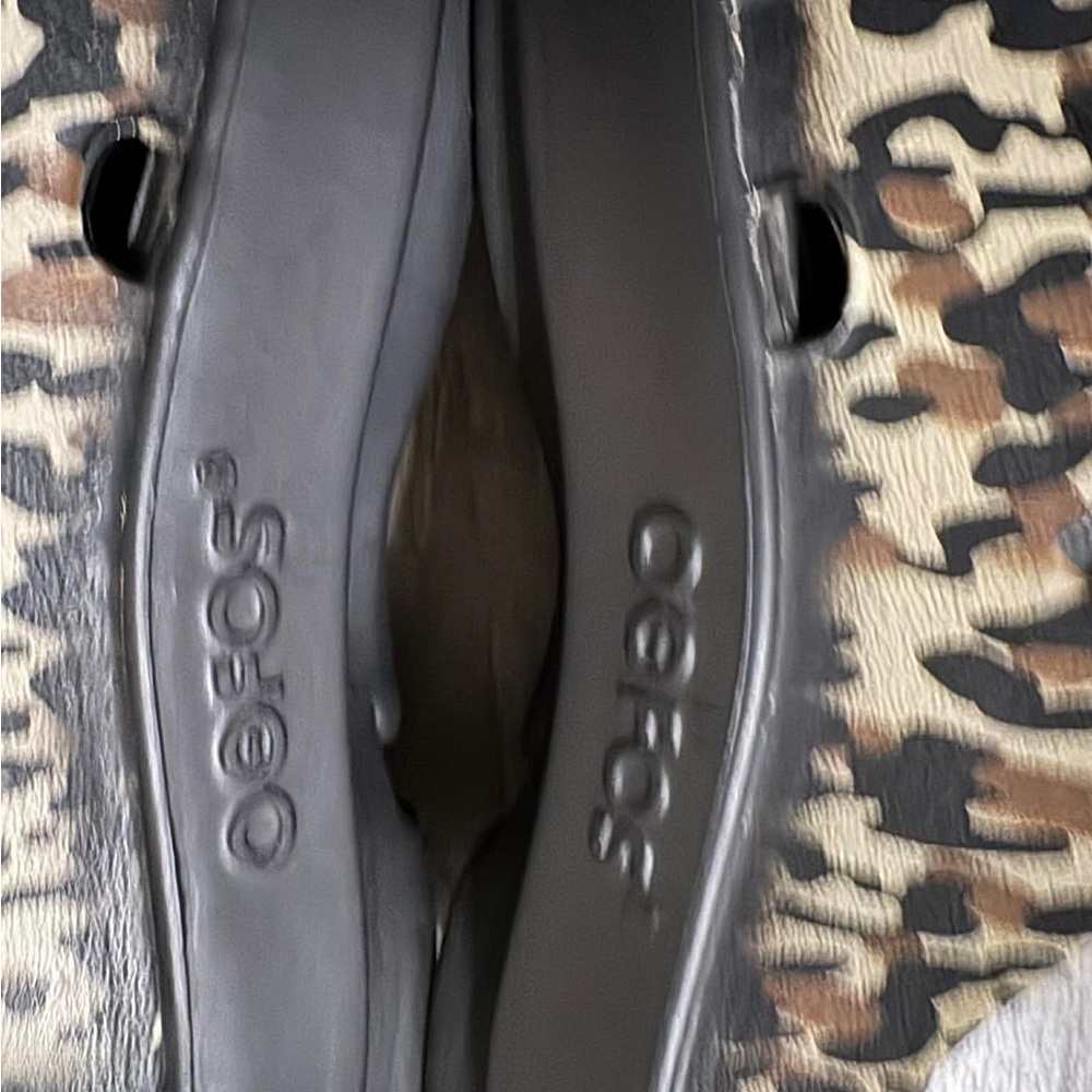 OOFOS Leopard Print Mules - Picture 5 of 8